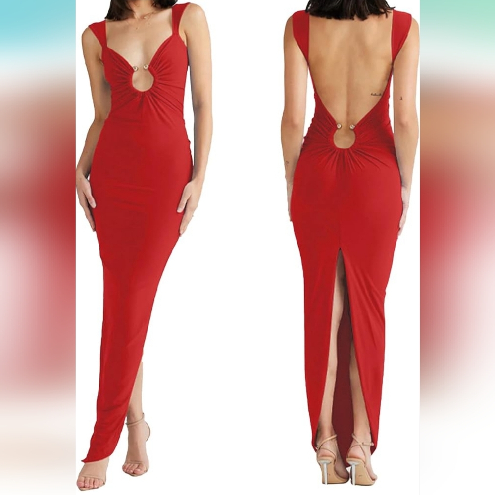 Sexy Backless Evening Dress